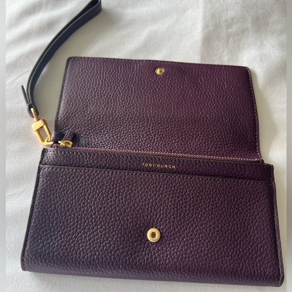 Tory Burch Leather Wristlet - Picture 2 of 9